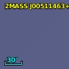 2MASS J00511463+0005355