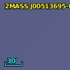 2MASS J00513695-0054484