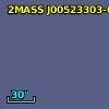 2MASS J00523303-0058047