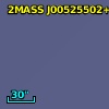 2MASS J00525502+0014062