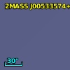 2MASS J00533574+0013483