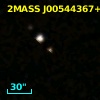 2MASS J00544367+0007296