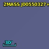 2MASS J00550327+0000432