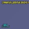 2MASS J00563605-0001249