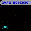 2MASS J00563697-0010543
