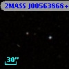 2MASS J00563868+0010356