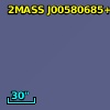 2MASS J00580685+0034216