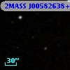 2MASS J00582638+0011370