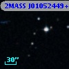 2MASS J01052449+0109129