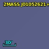 2MASS J01052621+0034276