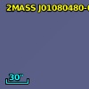 2MASS J01080480-0054140