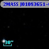 2MASS J01083651-0110058