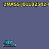 2MASS J01102542-0112165