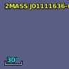 2MASS J01111636-0004447