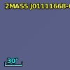 2MASS J01111668-0016079