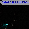 2MASS J01111776+0037345