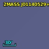2MASS J01140529+0001196