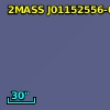 2MASS J01152556-0003418