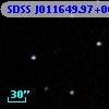 SDSS J011649.97+002837.3