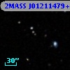2MASS J01211479+0015160