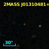 2MASS J01310481+0033346