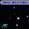 2MASS J01321465+0025301