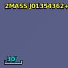2MASS J01354362+0025232