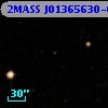 2MASS J01365630-0043331