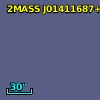 2MASS J01411687+0014568