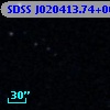 SDSS J020413.74+003414.5