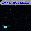 2MASS J02043222+0022173