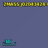 2MASS J02043424-0003390