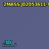 2MASS J02053611-0007285