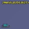 2MASS J02053627+0057394