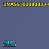 2MASS J02080833-0011324