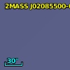 2MASS J02085500-0110407