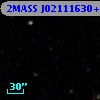 2MASS J02111630+0012570