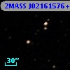 2MASS J02161576+0032583