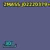 2MASS J02220379+0110023