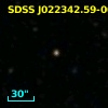 SDSS J022342.59-003329.9