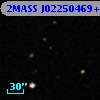 2MASS J02250469+0005247