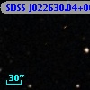 SDSS J022630.04+002338.9