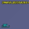 2MASS J02354243-0025138