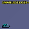 2MASS J02354252-0023002