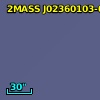 2MASS J02360103-0013153