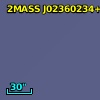 2MASS J02360234+0016135