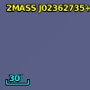 2MASS J02362735+0113043