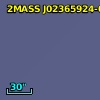 2MASS J02365924-0013198