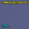 2MASS J02374571+0037115