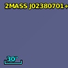 2MASS J02380701+0057317
